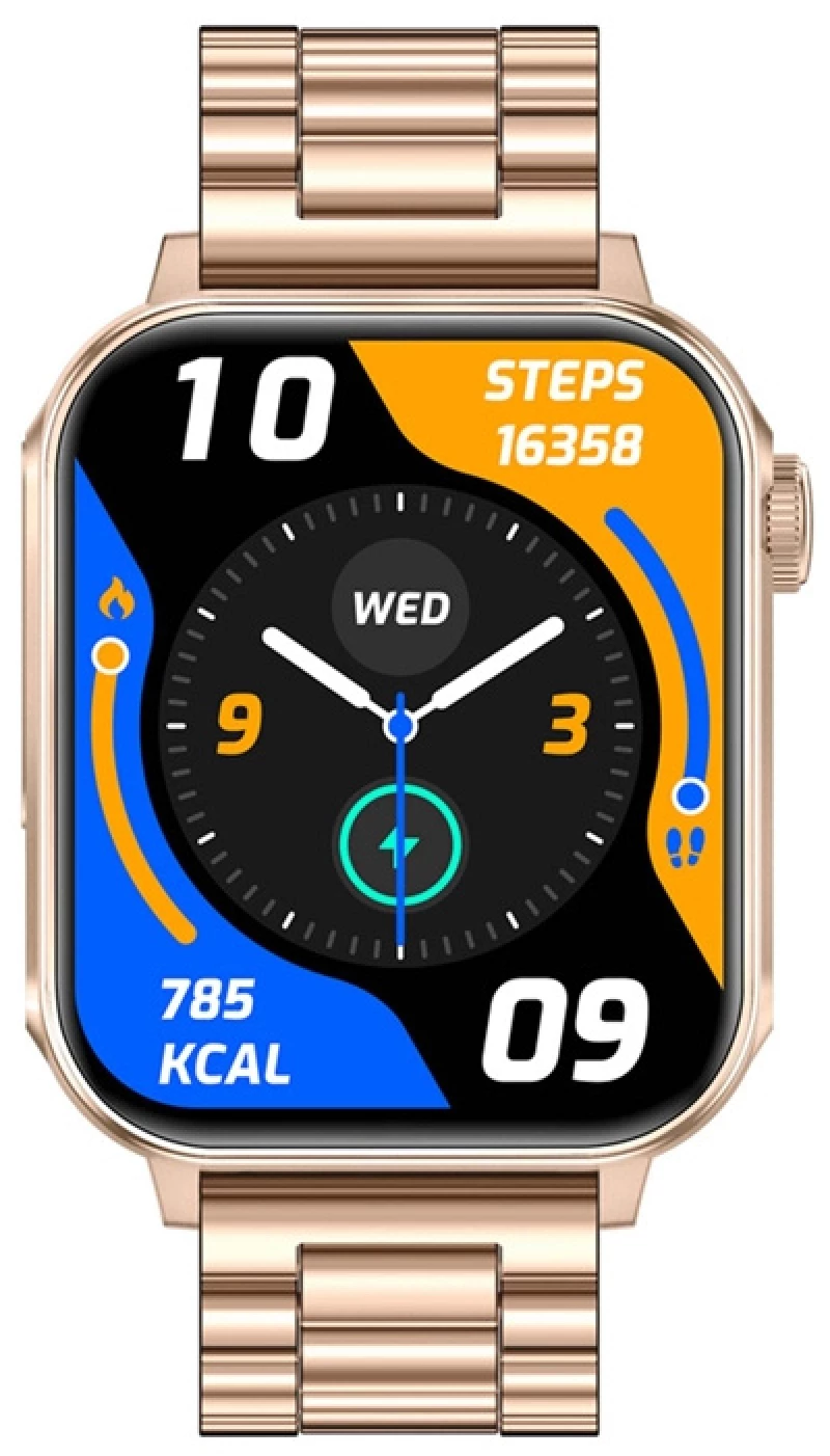 Colmi P80 smartwatch (ατσάλι-χρυσό)
