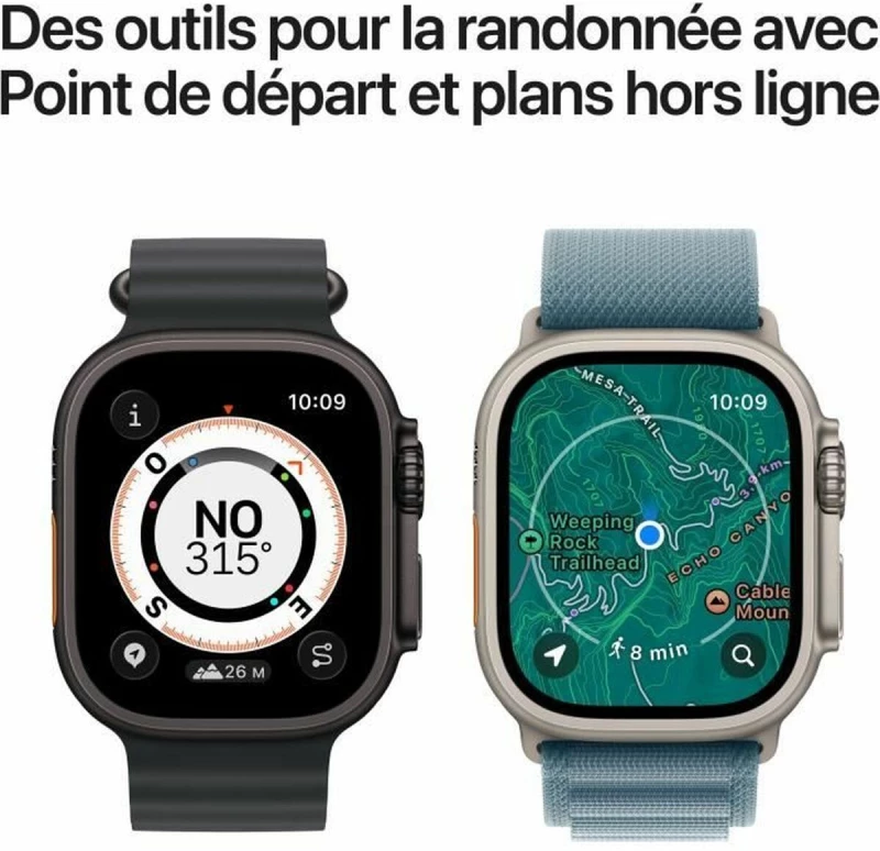 Smartwatch Apple MF0V4QF/A Μαύρο 49 mm
