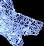 vidaXL 3D Αστέρι με 50 LED Ψυχρό λευκό 55 x 53.5 x 10 εκ Ακρυλικό