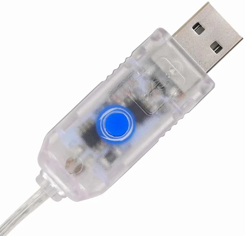 vidaXL Χριστουγεννιάτικο Δέντρο με 240 LED Θερμό λευκό 180 cm PET