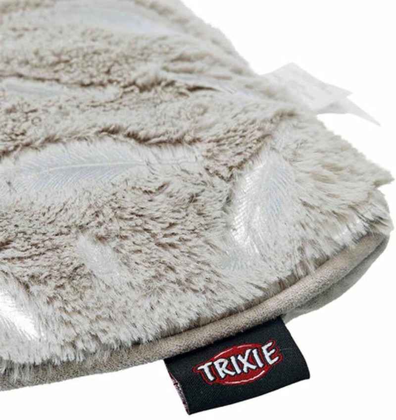 Κουβέρτα για κατοικίδια Trixie Feather Γκρι Ασημί πολυεστέρας 100 × 70 CM
