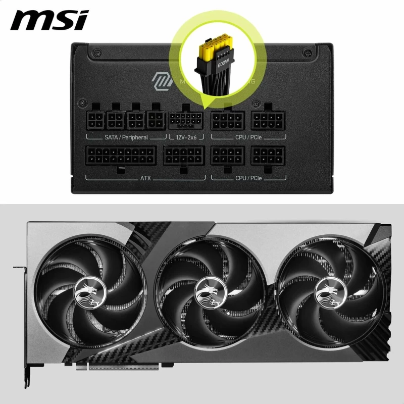 Τροφοδοσία Ρεύματος MSI 306-7ZPIY11-CE0 850 W 80 Plus Gold ATX
