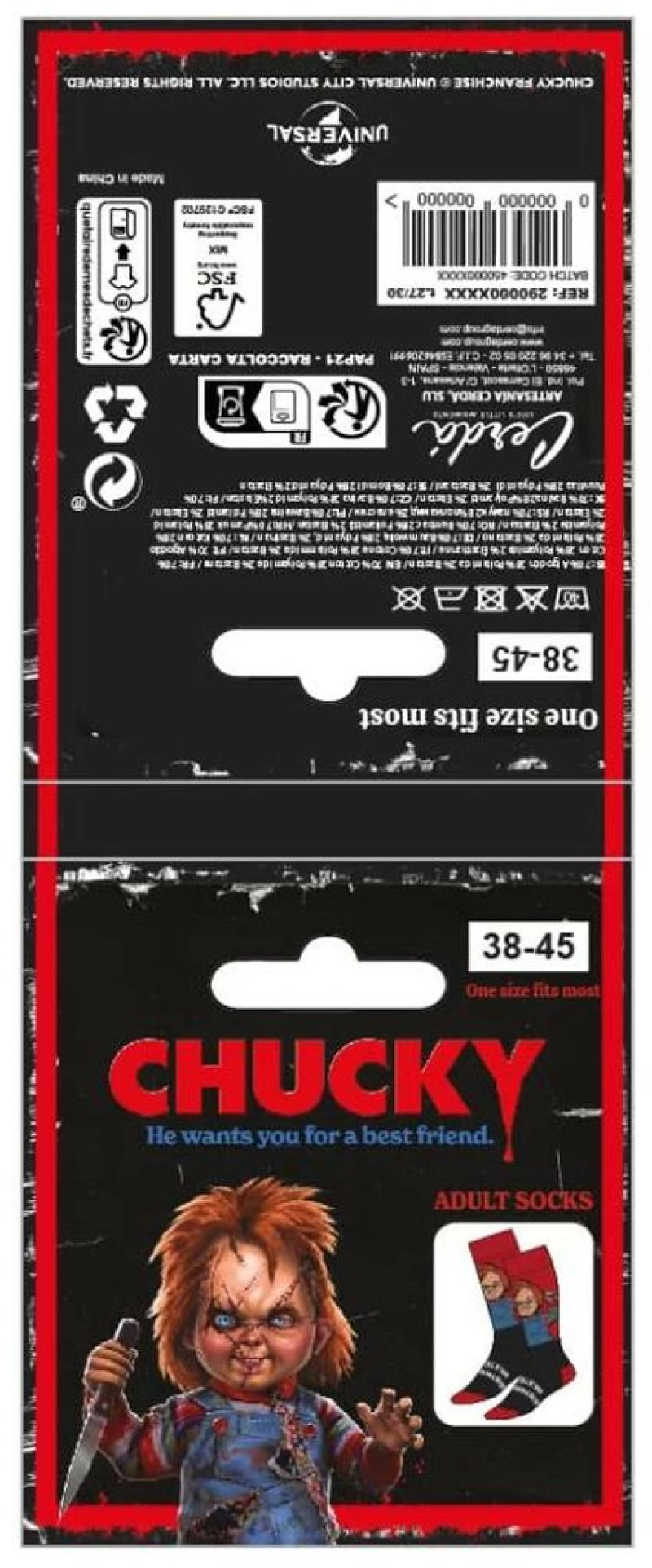 Κάλτσες Chucky 38-45
