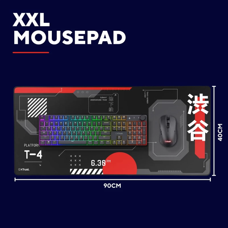 Mousepad Gaming Trust 25716 Μαύρο