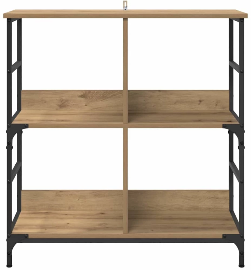 vidaXL Ράφι Βιβλίων artisan δρυς 78.5 x 33 x 82 εκ Επεξεργασμένο ξύλο