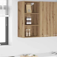 vidaXL Κρεμαστό ντουλάπι Riga Artisan Oak 40 x 29,5 x 80 εκ.