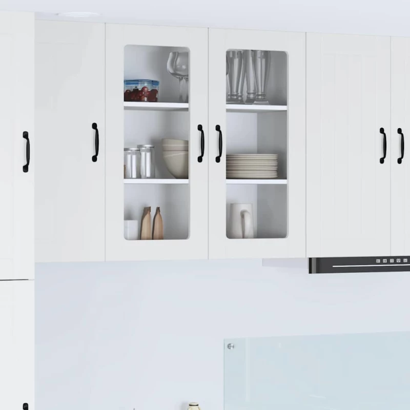 vidaXL Ντουλάπα Κουζίνας Λευκό 80 x 31 x 80 εκ. Επεξεργασμένο ξύλο
