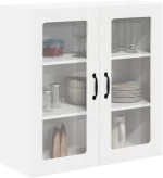vidaXL Ντουλάπα Κουζίνας Λευκό 80 x 31 x 80 εκ. Επεξεργασμένο ξύλο