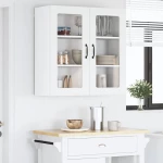 vidaXL Ντουλάπα Κουζίνας Λευκό 80 x 31 x 80 εκ. Επεξεργασμένο ξύλο