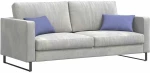 vidaXL Μαξιλάρι Καναπέ 2 pcs Μπλε τζην 50 x 30 cm ύφασμα