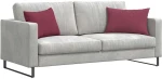 vidaXL Μαξιλάρι Καναπέ 2 pcs Κόκκινο 60 x 40 cm ύφασμα
