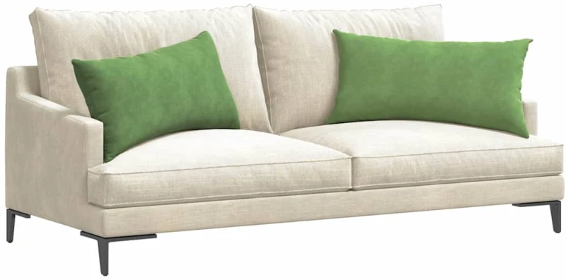vidaXL Μαξιλάρι Καναπέ 2 pcs Ανοιχτό Πράσινο 80 x 40 cm