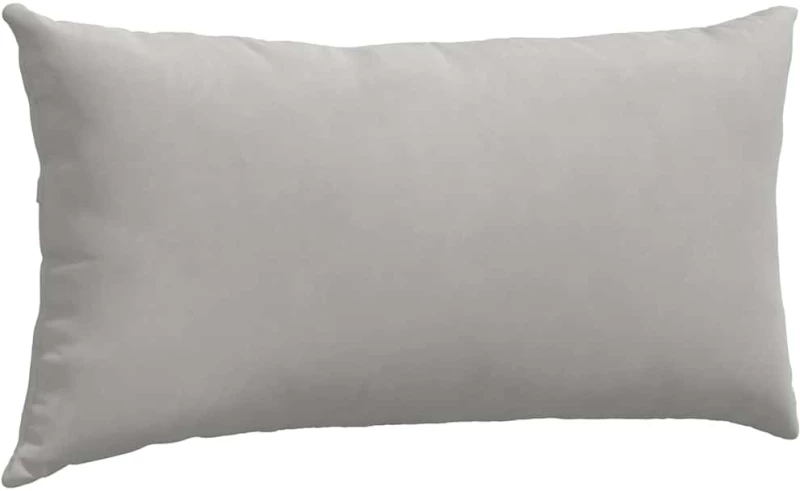 vidaXL Μαξιλάρι Καναπέ 2 pcs Ανοιχτό γκρι 80 x 40 cm ύφασμα
