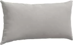 vidaXL Μαξιλάρι Καναπέ 2 pcs Ανοιχτό γκρι 80 x 40 cm ύφασμα