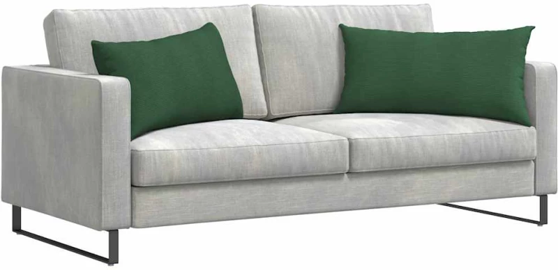vidaXL Μαξιλάρι Καναπέ 2 pcs Σκούρο Πράσινο 80 x 40 cm