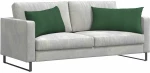 vidaXL Μαξιλάρι Καναπέ 2 pcs Σκούρο Πράσινο 80 x 40 cm