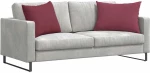 vidaXL Μαξιλάρι Καναπέ 2 pcs Κόκκινο 70 x 50 cm ύφασμα