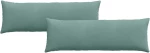 vidaXL Μαξιλάρι Καναπέ 2 pcs Θαλασσί 120 x 40 cm Υφασμάτινο Κορντουρά