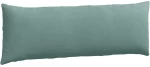 vidaXL Μαξιλάρι Καναπέ 2 pcs Θαλασσί 120 x 40 cm Υφασμάτινο Κορντουρά