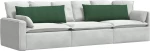 vidaXL Μαξιλάρι Καναπέ 2 pcs Σκούρο Πράσινο 120 x 40 cm