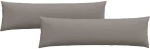 vidaXL Μαξιλάρι Καναπέ 2 pcs Taupe 145 x 40 εκ. ύφασμα