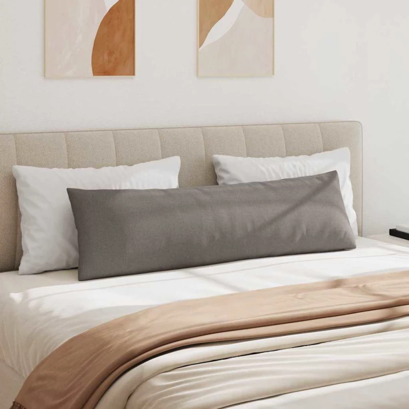 vidaXL Μαξιλάρι Καναπέ 2 pcs Taupe 145 x 40 εκ. ύφασμα