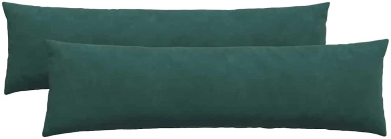 vidaXL Μαξιλάρι Καναπέ 2 pcs Σκούρο Πράσινο 145 x 40 εκ.