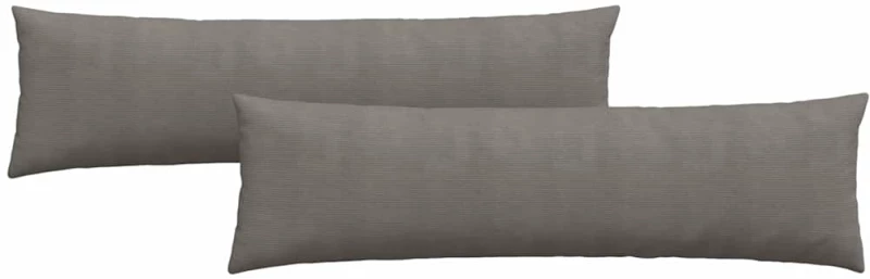 vidaXL Μαξιλάρι Καναπέ 2 pcs Ανοιχτό γκρι 145 x 40 εκ.