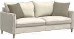 vidaXL Μαξιλάρι Καναπέ 2 pcs Taupe 45 x 45 cm ύφασμα