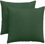vidaXL Μαξιλάρι Καναπέ 2 pcs Σκούρο Πράσινο 45 x 45 cm