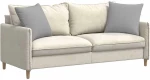 vidaXL Μαξιλάρι Καναπέ 2 pcs Γκρι 50 x 50 cm ύφασμα