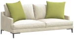 vidaXL Μαξιλάρι Καναπέ 2 pcs Ανοιχτό Πράσινο 60 x 60 cm ύφασμα
