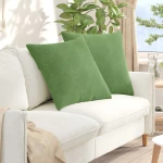 vidaXL Μαξιλάρι Καναπέ 2 pcs Ανοιχτό Πράσινο 60 x 60 cm