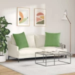 vidaXL Μαξιλάρι Καναπέ 2 pcs Ανοιχτό Πράσινο 60 x 60 cm