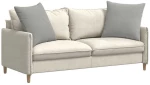 vidaXL Μαξιλάρι Καναπέ 2 pcs Ανοιχτό γκρι 60 x 60 cm ύφασμα