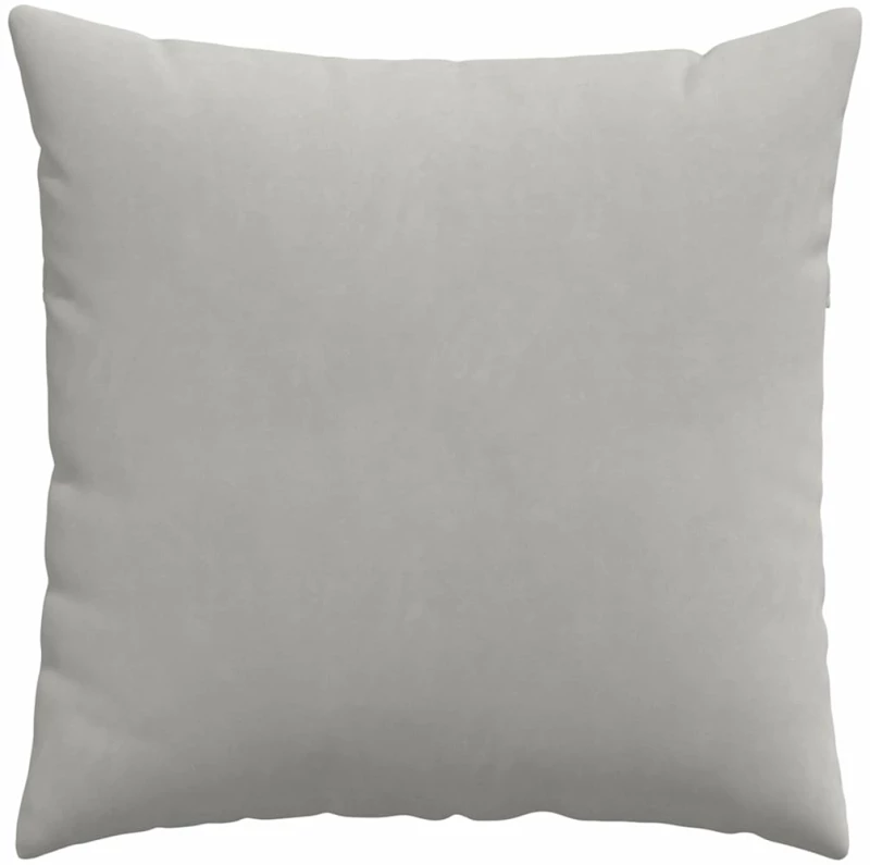 vidaXL Μαξιλάρι Καναπέ 2 pcs Ανοιχτό γκρι 60 x 60 cm ύφασμα