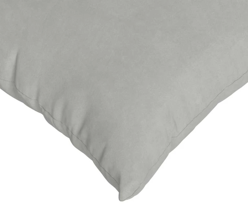 vidaXL Μαξιλάρι Καναπέ 2 pcs Ανοιχτό γκρι 60 x 60 cm ύφασμα