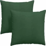 vidaXL Μαξιλάρι Καναπέ 2 pcs Σκούρο Πράσινο 60 x 60 cm