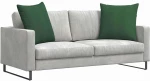 vidaXL Μαξιλάρι Καναπέ 2 pcs Σκούρο Πράσινο 60 x 60 cm