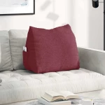 vidaXL Μαξιλάρι Πλάτης Κόκκινο 60 x 20 x 50 εκ. ύφασμα