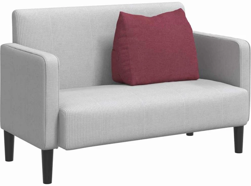 vidaXL Μαξιλάρι Πλάτης Κόκκινο 60 x 20 x 50 εκ. ύφασμα