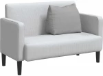 vidaXL Μαξιλάρι Πλάτης Σκίουρος Γκρί 60 x 20 x 50 εκ. ύφασμα