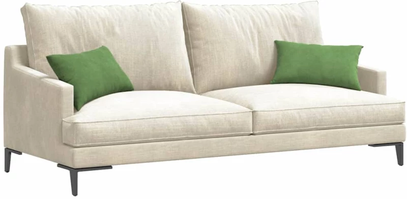 vidaXL Μαξιλάρι Καναπέ 2 pcs Ανοιχτό πράσινο 50 x 30 cm