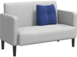 vidaXL Μαξιλάρι Πλάτης Μπλε Αστυνομίας 45 x 24 x 50 εκ Βελούδο