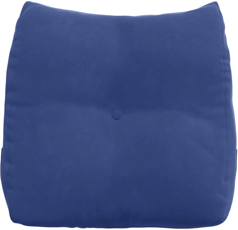 vidaXL Μαξιλάρι Πλάτης Μπλε Αστυνομίας 45 x 24 x 50 εκ Βελούδο