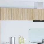 vidaXL Κρεμαστό ντουλάπι με πόρτα Riga Δρύς Sonoma 80 x 31 x 40 εκ