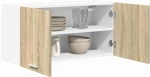 vidaXL Κρεμαστό ντουλάπι με πόρτα Riga Δρύς Sonoma 80 x 31 x 40 εκ