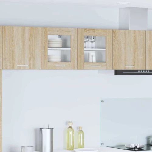 vidaXL Κρεμαστό ντουλάπι Riga 2 pcs Δρύς Sonoma 40 x 31 x 40 εκ.
