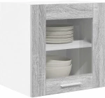 vidaXL Κρεμαστό ντουλάπι Riga 2 pcs Γκρίζο Σονομα 40 x 31 x 40 εκ.