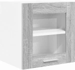 vidaXL Κρεμαστό ντουλάπι Riga 2 pcs Γκρίζο Σονομα 40 x 31 x 40 εκ.